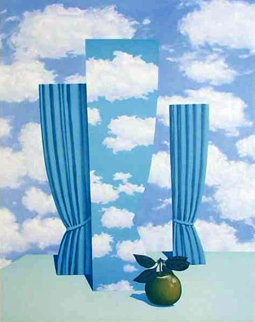 Rene Magritte - Le Beau Monde - 1979 color lithograph